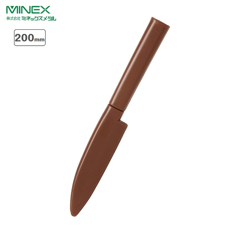 Dao gọt trái cây có nắp đậy Minex Metal 200mm - Hàng nội địa Nhật Bản