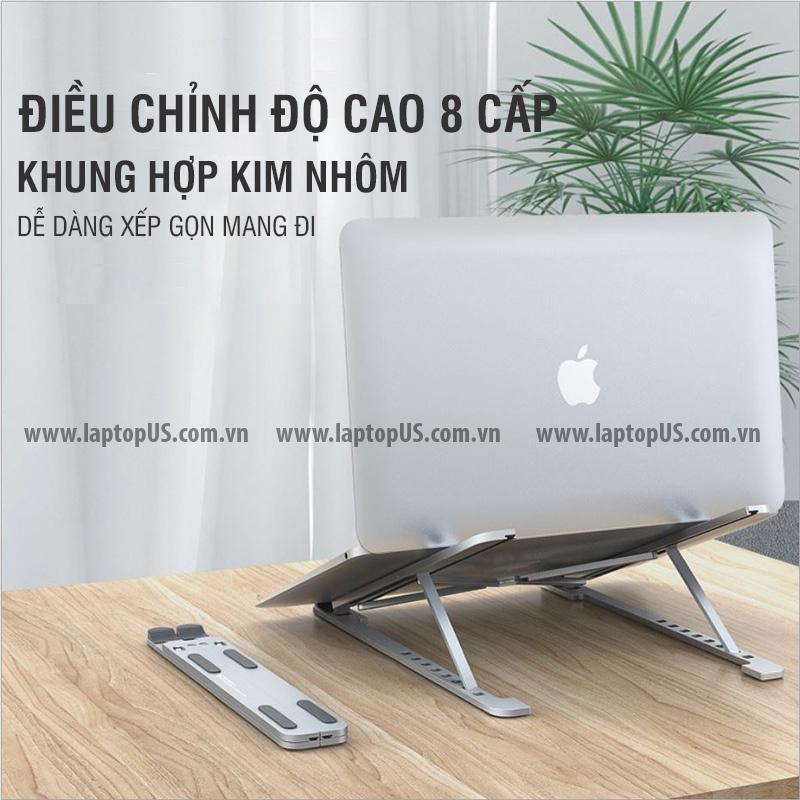 Giá Đỡ dành cho Laptop Macbook Nhôm Tản Nhiệt - Bản Nâng Cấp