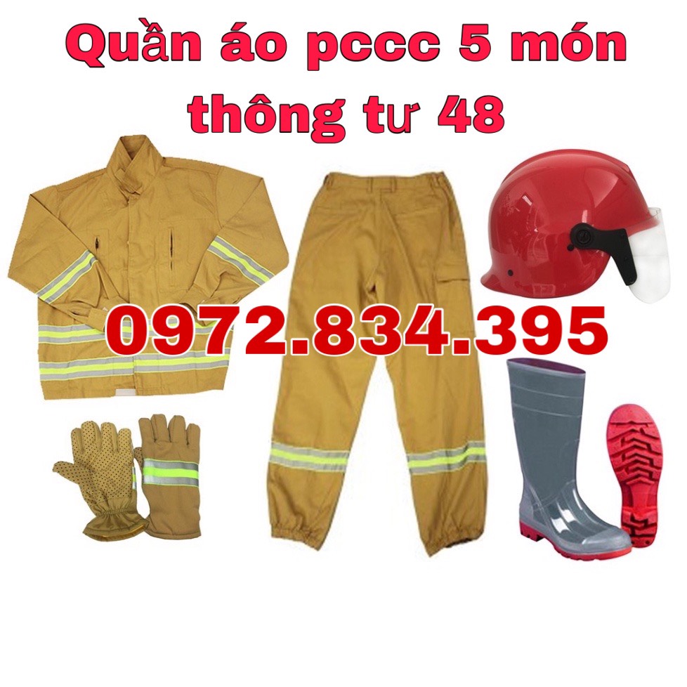 Bộ quần áo chống cháy TT48 ( 5 món)