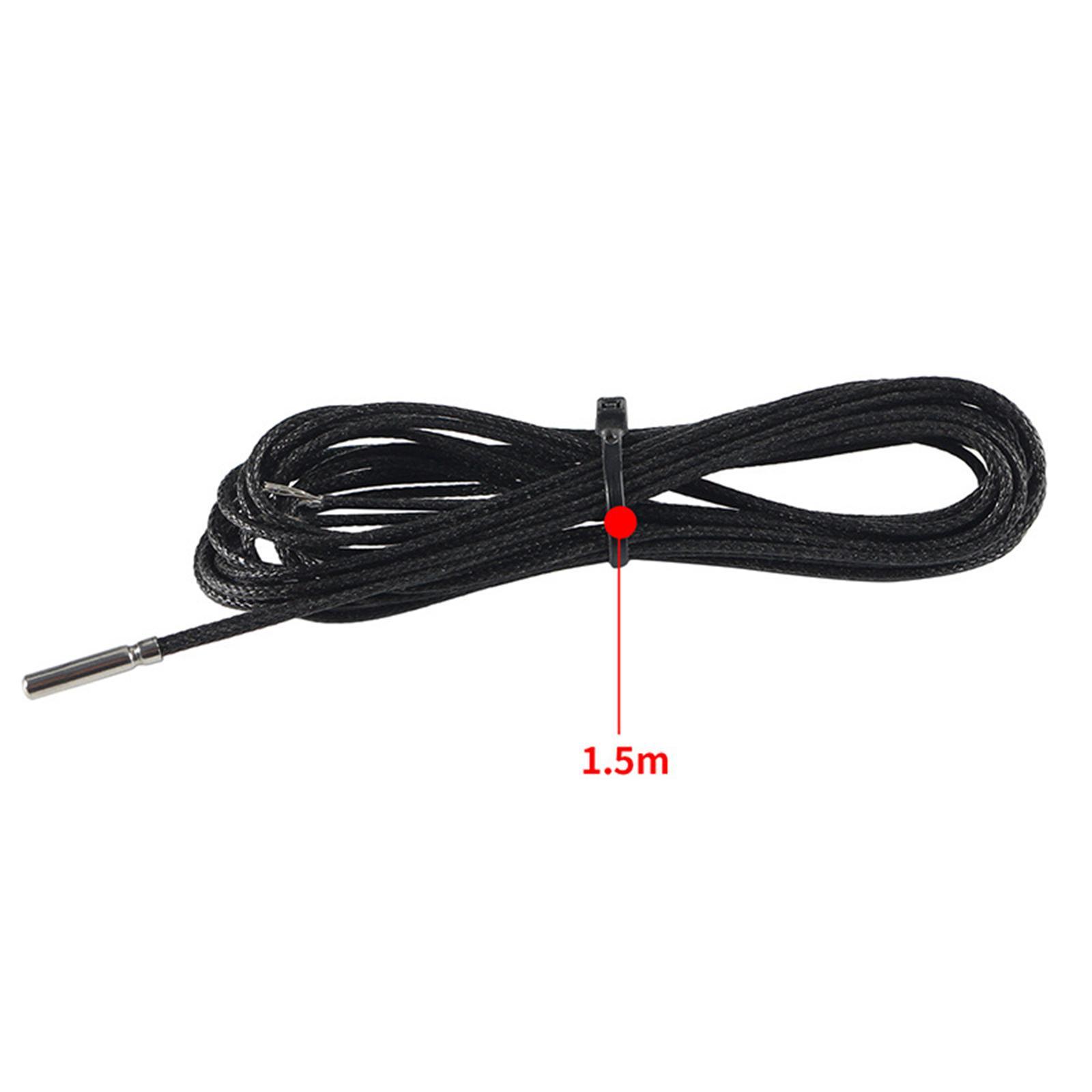 PT1000 Temperature Sensor Probe 1.5M Cable Professional Accessories 3mmx15mm