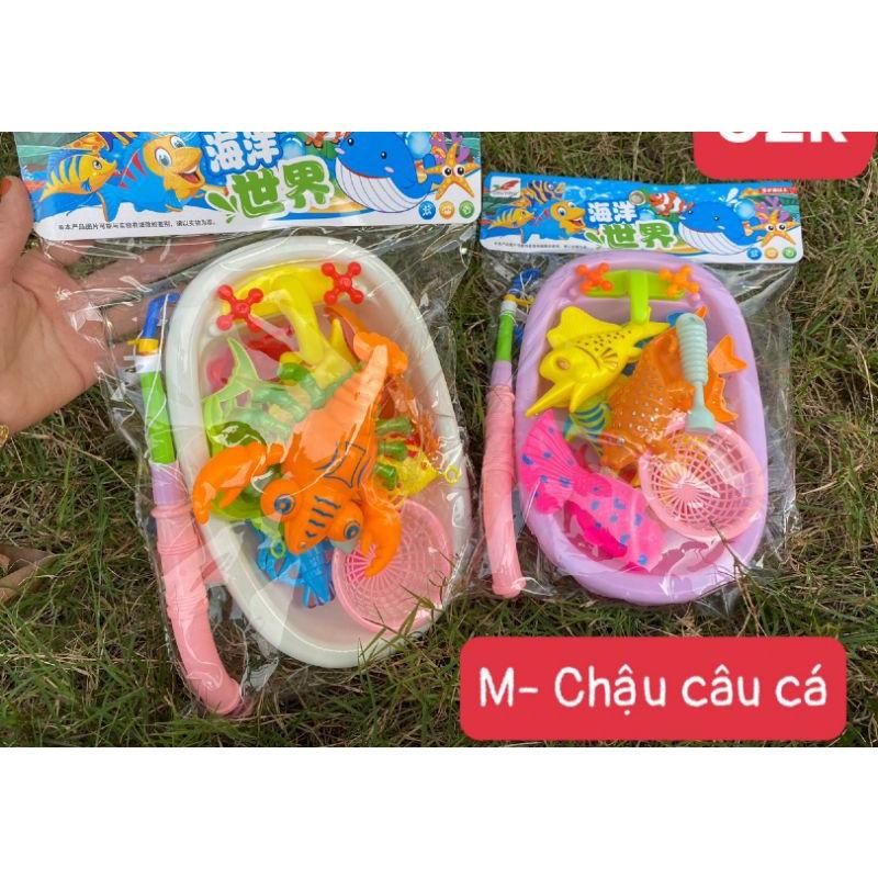 Bộ đồ chơi câu cá nam châm cần rút cỡ lớn