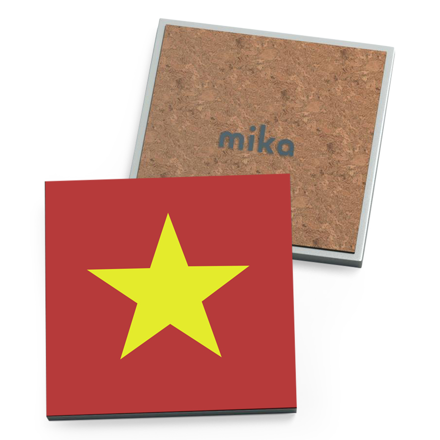 Bộ 4 Lót Ly Vuông Mika - U23VN