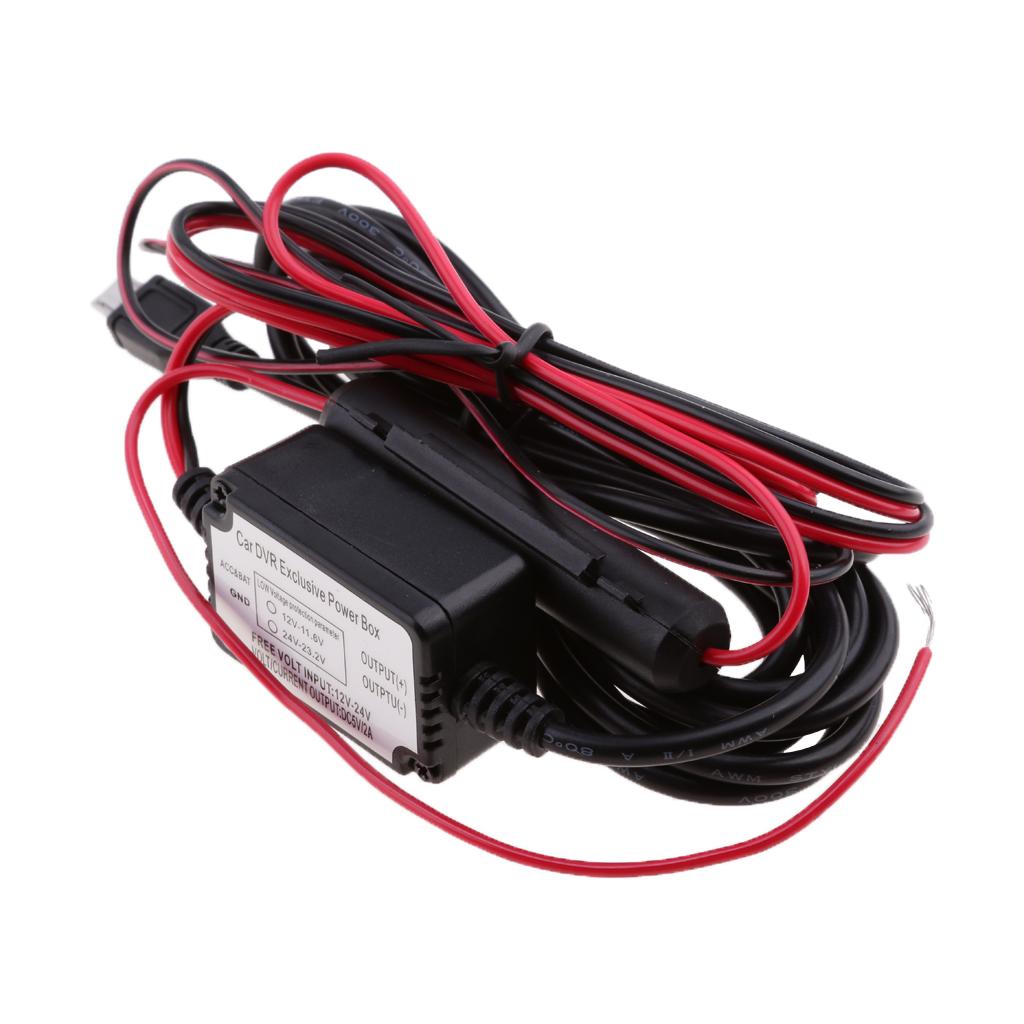 Car DVR Camera Video Recorder Power Box 12V To 5V Step Down Converter