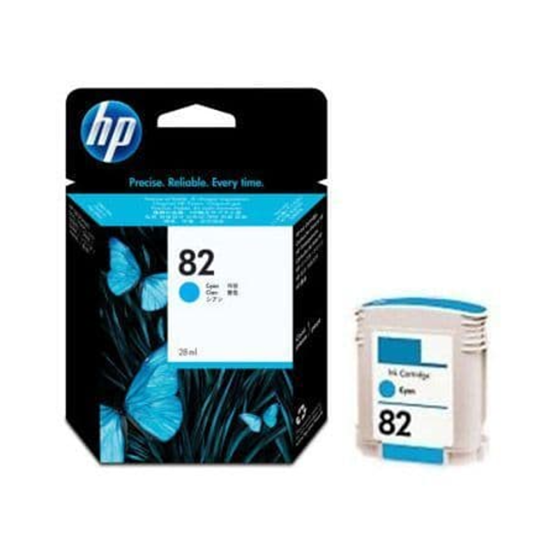 Mực In phun HP 82 Cyan Ink Cartridge (C4911A) 69ml - Hàng chính hãng