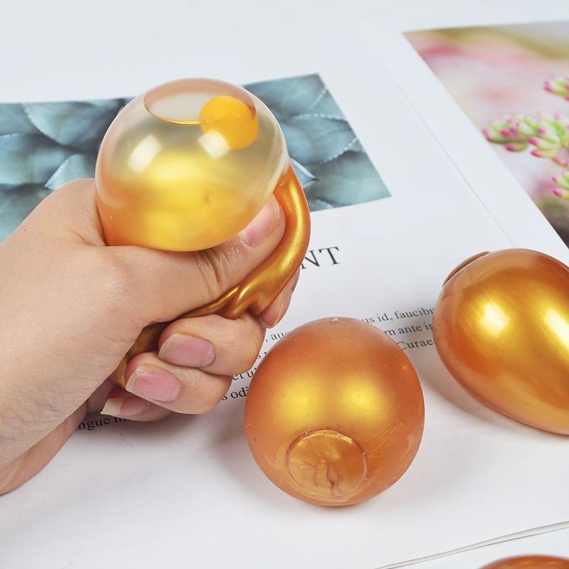 Quả Trứng Gà Vàng bóp trút giận Đồ chơi GUDETAMA SQUIShY cực ngộ nghĩnh mochi slime