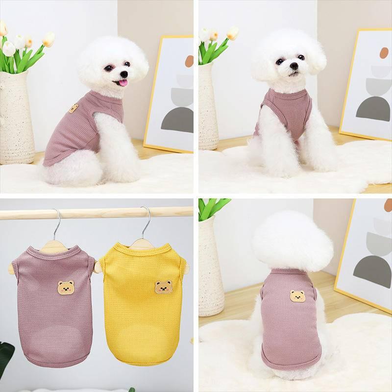 [gift] Áo cho chó mèo Richell Nhật Bản gắn hình gấu dễ thương (màu ngẫu nhiên) | Pet