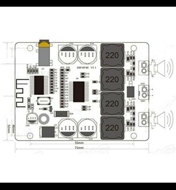 Mạch Giải Mã Âm Thanh 4.0 Có Bluetooth 2 kênh