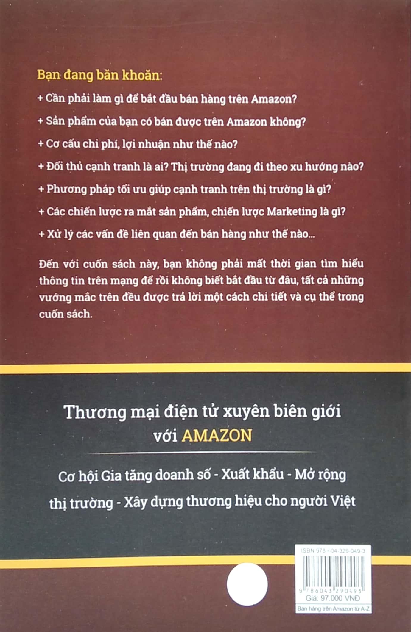 Bán Hàng Trên Amazon Từ A-Z (Tái Bản 2021)