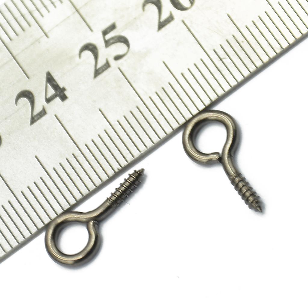 200 Pieces Mixed Tiny Screw Eye Pin Peg Tail Jewelry Making Findings Craft
