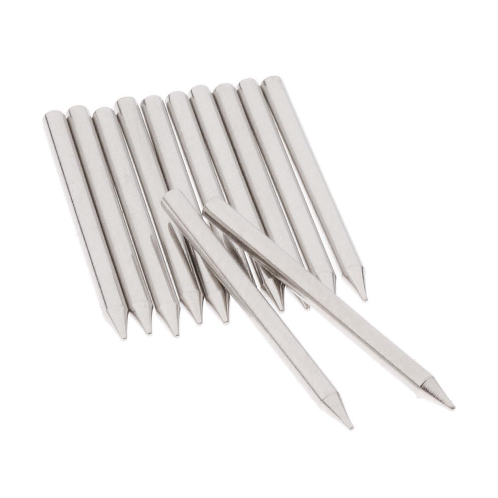 1 Set 1.2mm Dia Plated Piano Center Pins for Piano Action Replacement