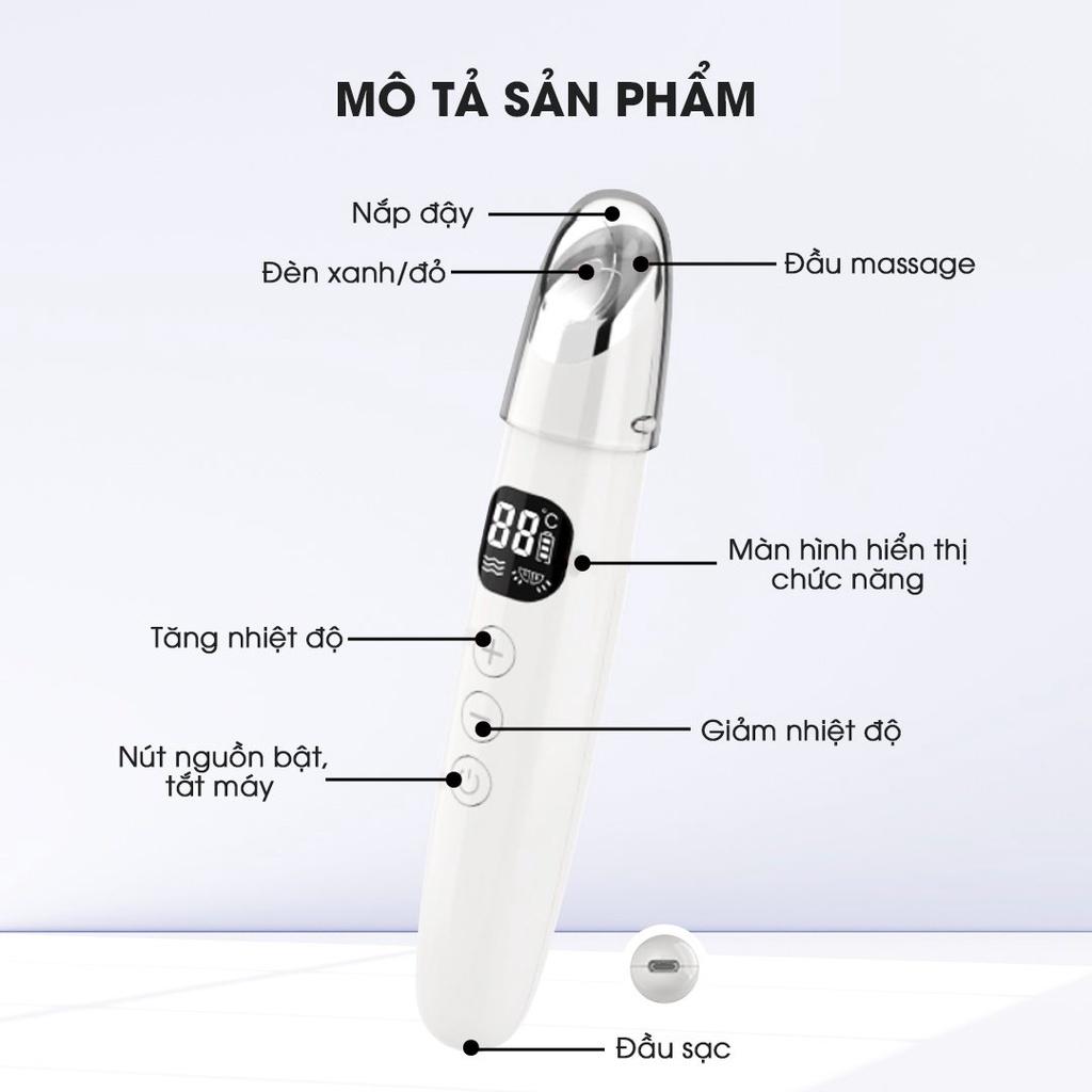 Máy Massage Mắt JOOU XE-19 - Công nghệ Nhật Bản, 5 chế độ Massage, Công nghệ Ánh sáng Xanh/ Đỏ giảm nếp nhăn, bọng mắt, quầng thâm