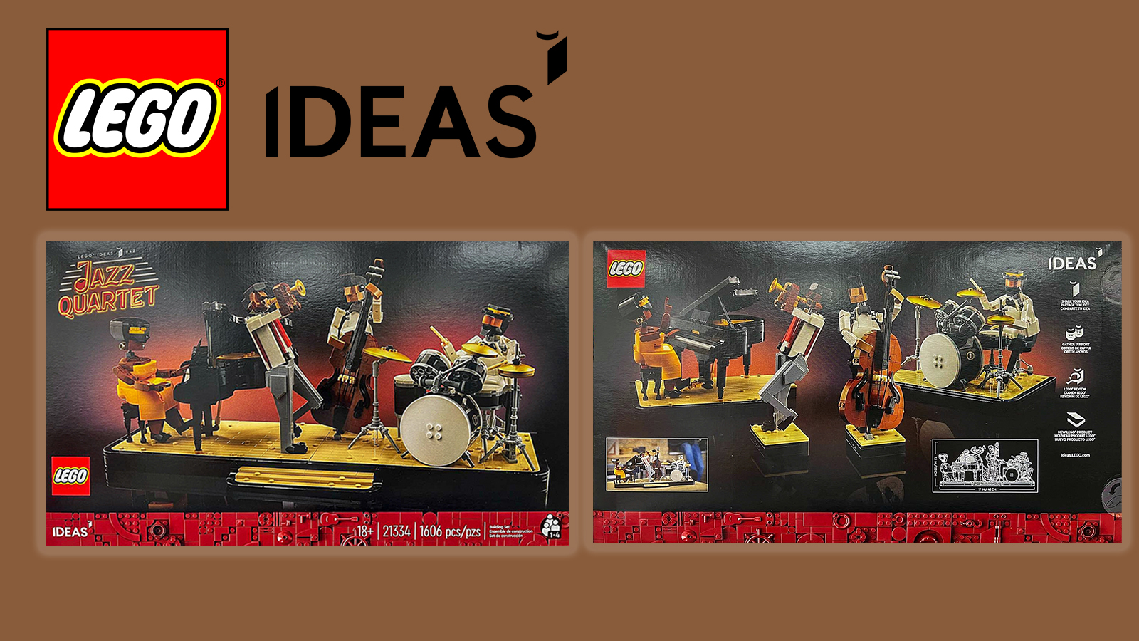 LEGO 21334 - Bộ Tứ Jazz (1606 chi tiết)