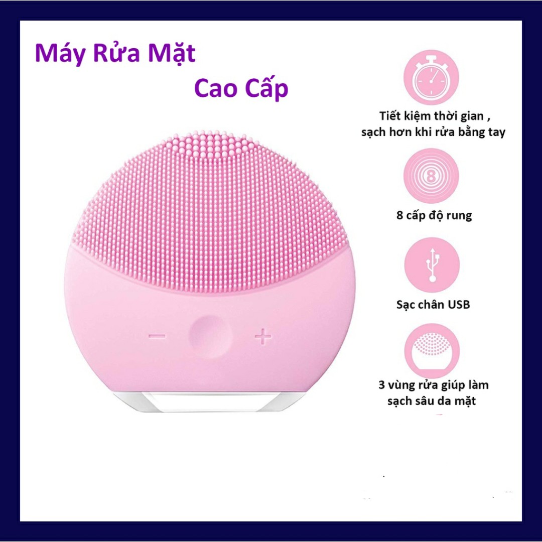 Máy Rửa Mặt Massage Tích Hợp Sóng Âm MINIIN - Forever - Facial Cleansing &amp; Massaging Device