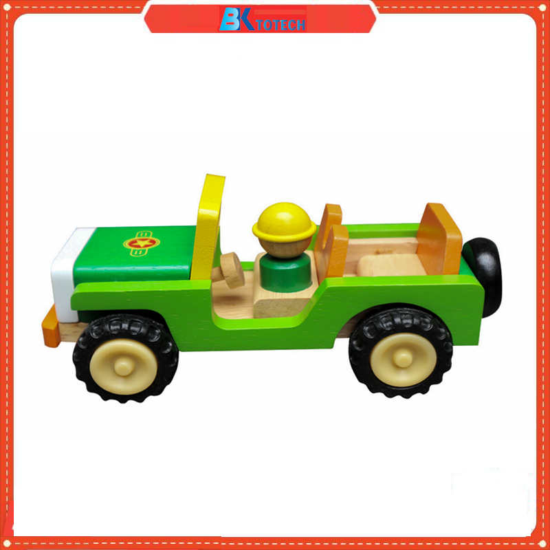 Đồ chơi gỗ Winwintoys - Xe Jeep xe ô tô cho bé