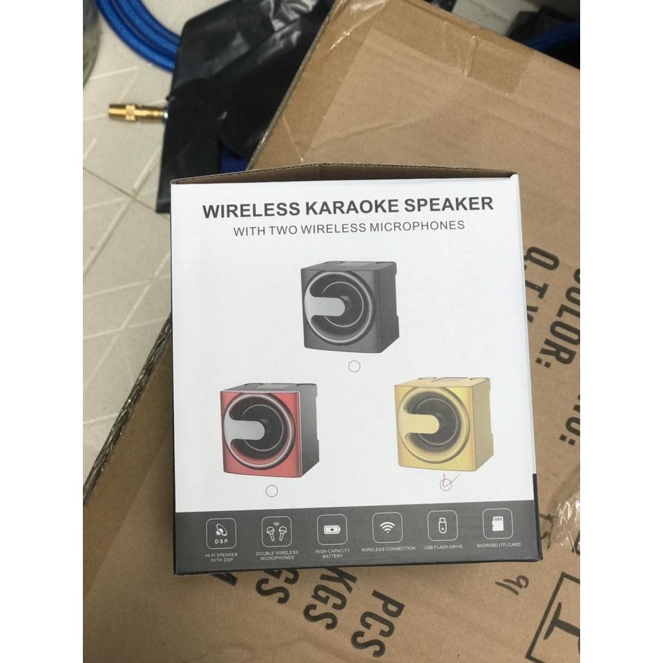 Loa Bluetooth Karaoke Su-Yord YS207 kèm 2 micro không dây