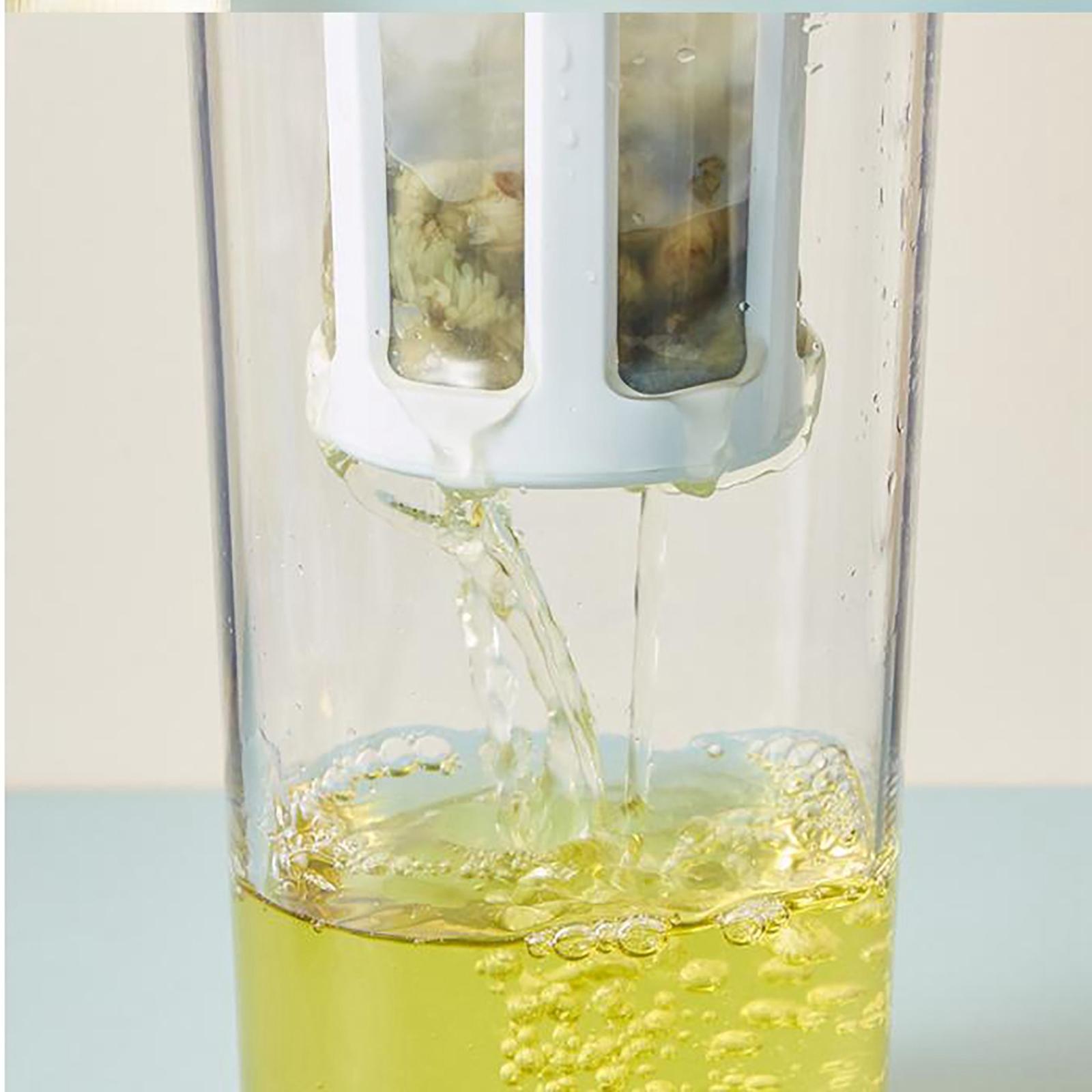 Beverage Water Jug 1.1L Capacity Hot & Cold Water Tank Fridge Teapot Water Jug for Iced Tea Cold/Hot Water Coffee Juice Lemonade Beverage