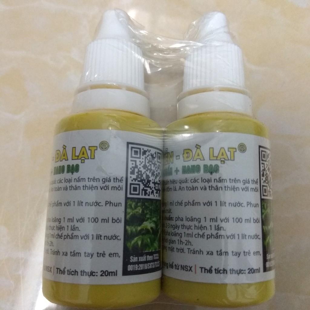 Chế phẩm sát khuẩn + nano bạc hùng nguyễn - lọ 20 ml