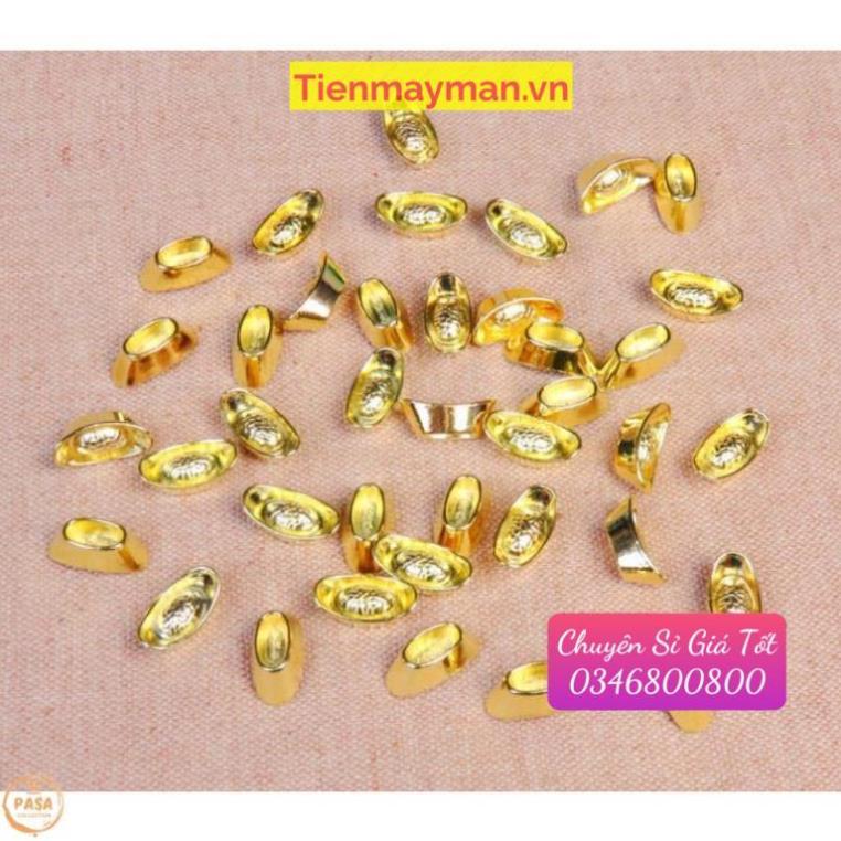 Combo 3 Thỏi vàng Thần Tài KIM NGUYÊN BẢO cỡ 2.8cm , phong thủy hút tài nạp lộc, giàu sang, no đủ...