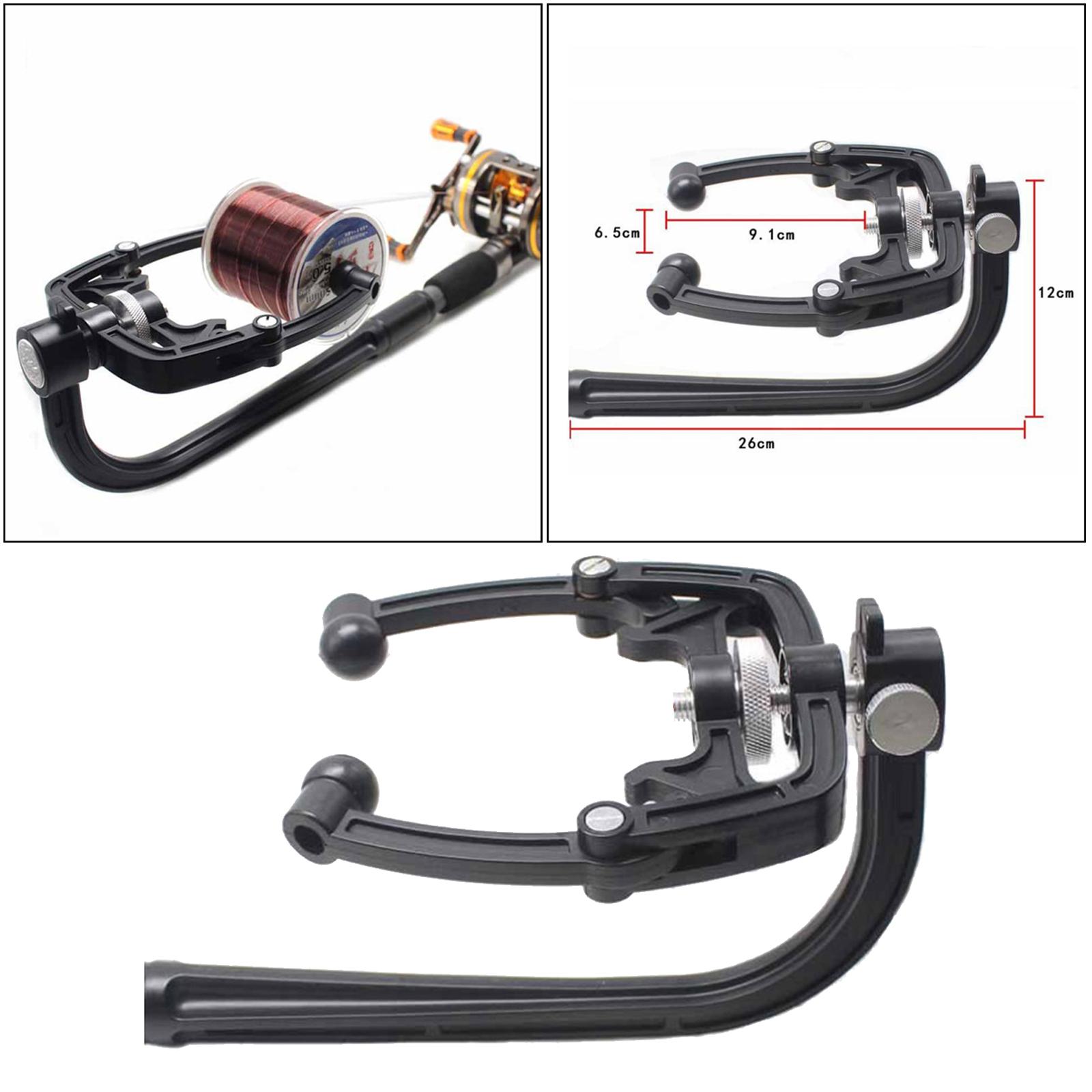 Pro PVC Fishing Line Winder Fishing Twine Spooling System Winding Spooler