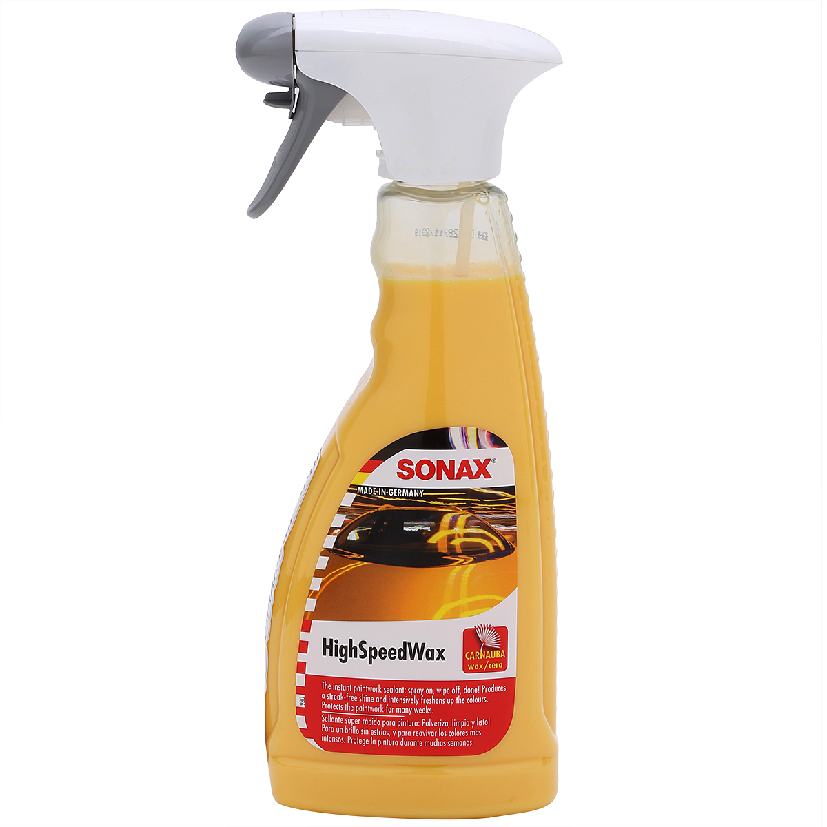 Chai xịt đánh bóng nhanh Sonax High Speed Wax 288200 500ml