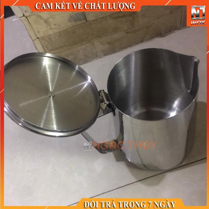 Ca sữa inox có nắp