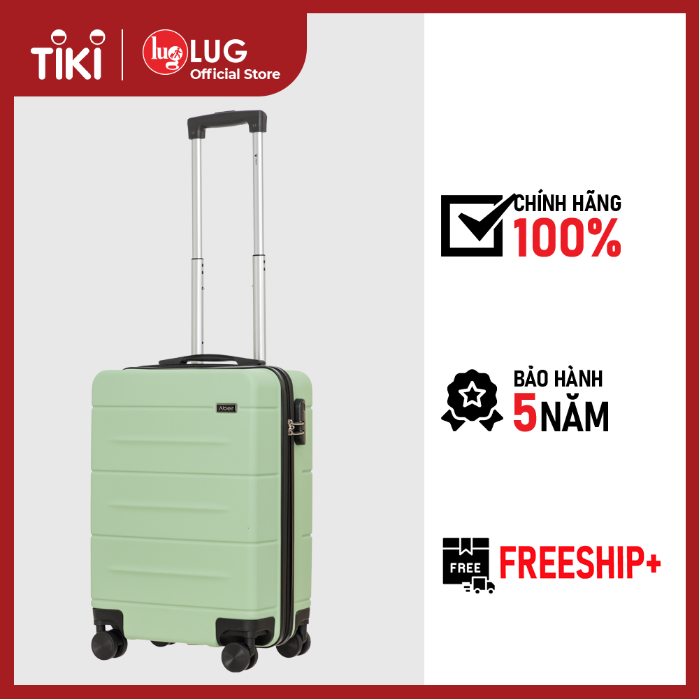 Vali Kéo Lug Aber S20S24S28 Mhl027 Nhựa Abs Hạn Chế Trầy Xước, Khóa Số Bảo Mật An Toàn - Mocha Green - 20