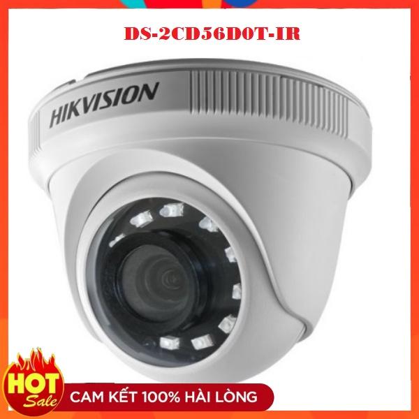 Camera HD-TVI Dome hồng ngoại 2.0 Megapixel HIKVISION DS-2CE56D0T-IR(C) - Hàng chính hãng