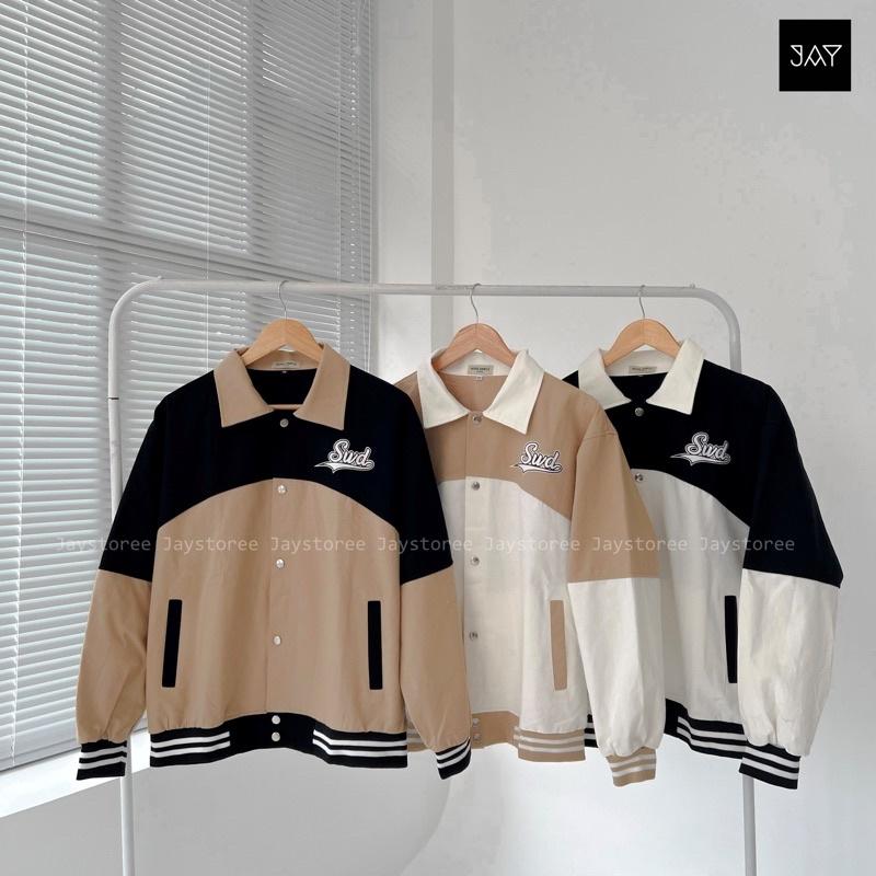 Áo Khoác Bomber STUDIO Jacket Form Rộng Vải Kaki Dày Dặn Phong Cách Ulzzang Unisex Nam nữ unisex Jaystoree