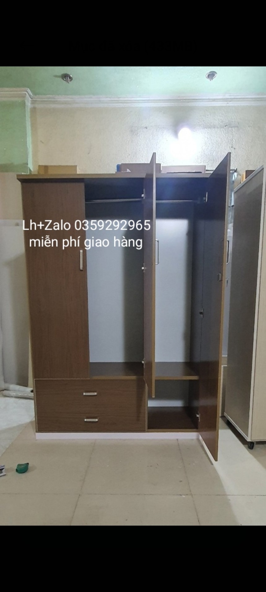 Tủ nhựa đài Loan 3 cánh