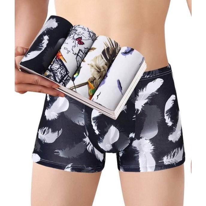 Quần boxer/quần sịp đùi in hình 3D thun lạnh MEN 03