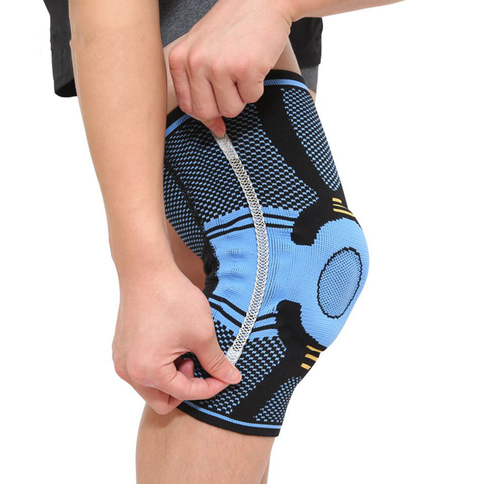 Băng Gối Thể Thao Aolikes Knee Pads Có Lớp Đệm Silicon Và Lò Xo Chính Hãng Aolikes