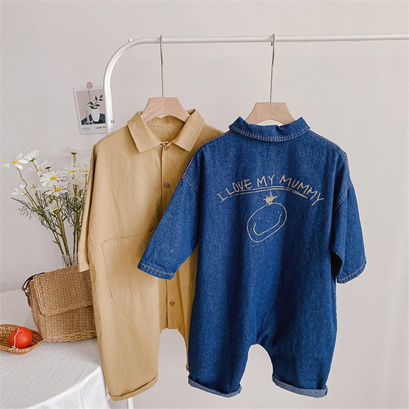Mùa Xuân Thu Đông Bé Trai Bé Gái Hoạt Hình Bộ Áo Liền Quần Unisex Thời Trang Trẻ Em Rời Áo 1 Quần Áo 2021