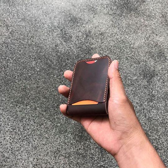 Bóp Nam Mini - Bóp Sen 3 Plus Da Bò Thật BB00E