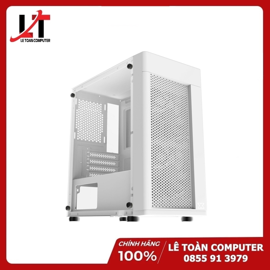 Vỏ Case Xigmatek AERO ARTIC (NO FAN) EN46607 ( Mini Tower/MàuTrắng) - Hàng chính hãng