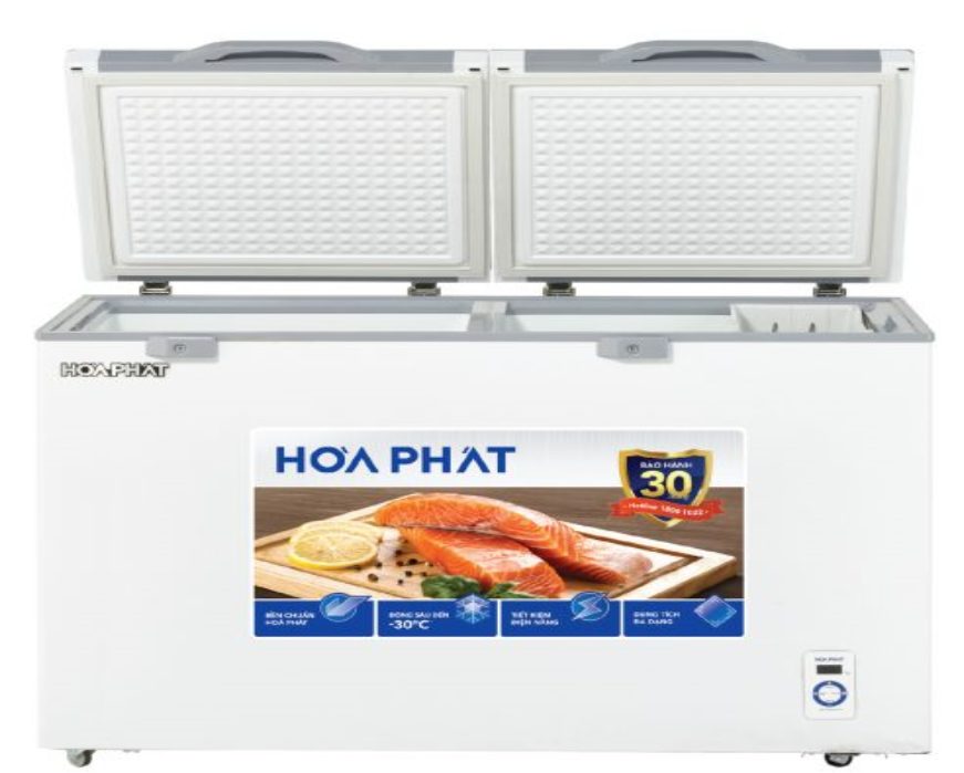 Tủ đông Hòa Phát HPF BD6245.T1 2 ngăn 2 cánh ốp kính 245 L- Hàng chính hãng( Chỉ giao HCM)