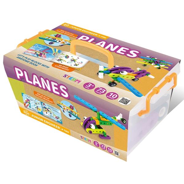 Đồ Chơi Lắp Ráp Máy Bay Sáng Tạo Junior Engineer Planes - Gigo Toys #7264 (73 Mảnh Ghép)
