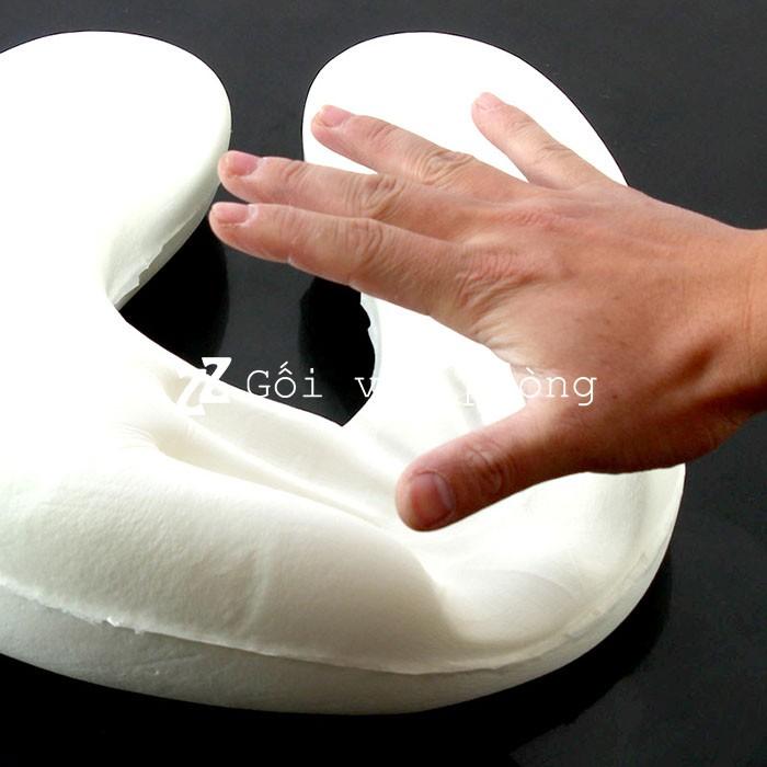 Gối quàng cổ chữ C cao su non tiêu chuẩn ZURI PILLOW GLC-03