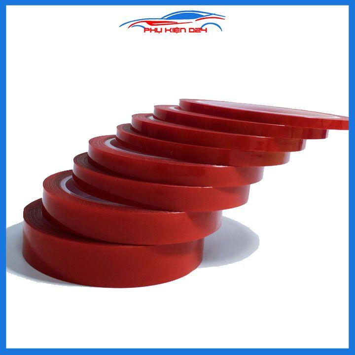 Băng dính 2 mặt trong suốt Acrylic chống thấm dài 3 mét rộng 5mm/6mm/8mm/10mm/12mm/15mm/20mm/25mm/30mm