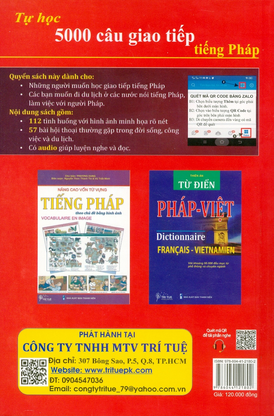 Tự Học 5000 Câu Giao Tiếp Tiếng Pháp