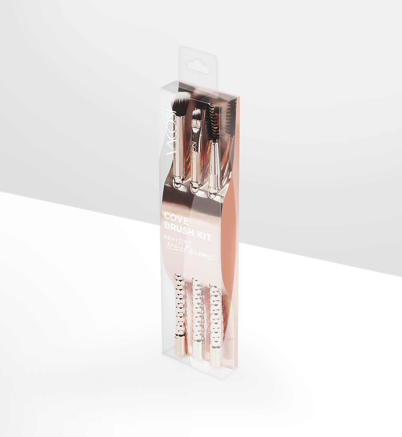SC01 - BỘ KIT 3 CỌ CHÂN MÀY VACOSI, PHIÊN BẢN GOLDEN DRAGON - VACOSI COVE THE BROWS BRUSH KIT, 3PCS