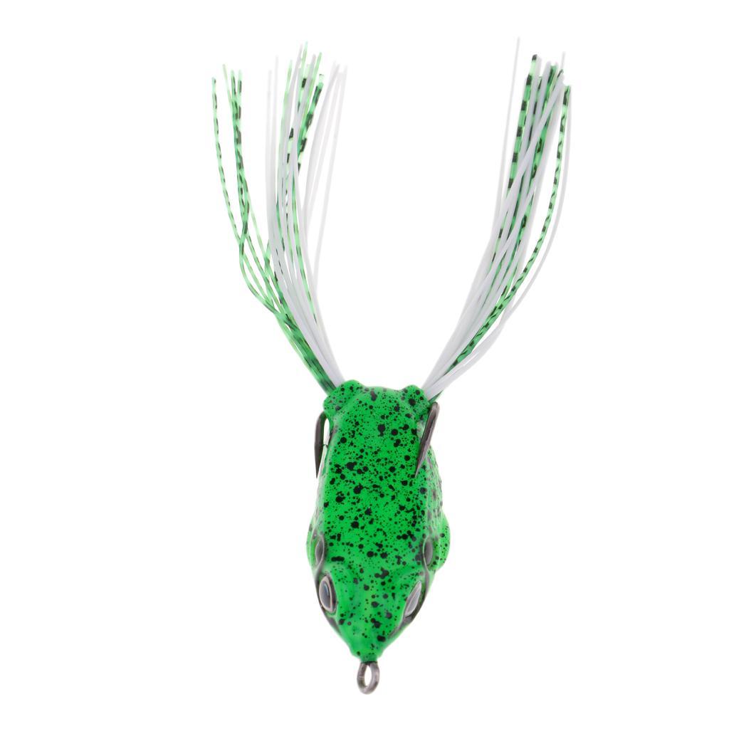 Topwater Frog Fishing Lure Soft Lure Artificial Bait Crankbaits Hook Baits Cute Frog shape life-like swimming actions in water