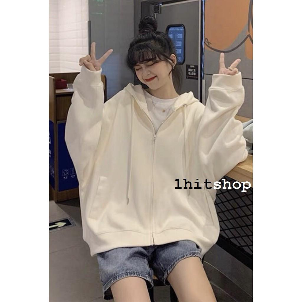 Áo KHOÁC Hoodie TRƠN 3 MÀU Nam Nữ Ulzzang Unisex