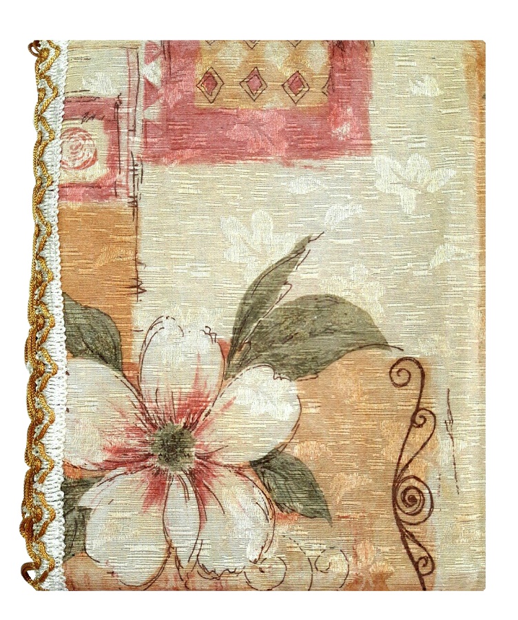 Khăn trải bàn PAULEE - WV-603-002 chân viền ren - chất liệu vải polyester