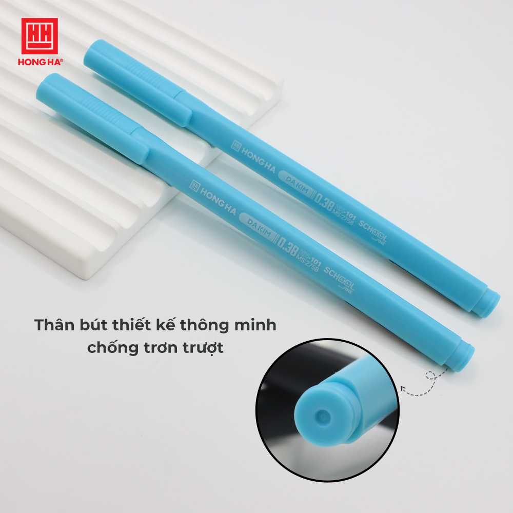 Bút dạ kim-HH-101 (Xanh, đen, tím) (0.38mm) - 2758
