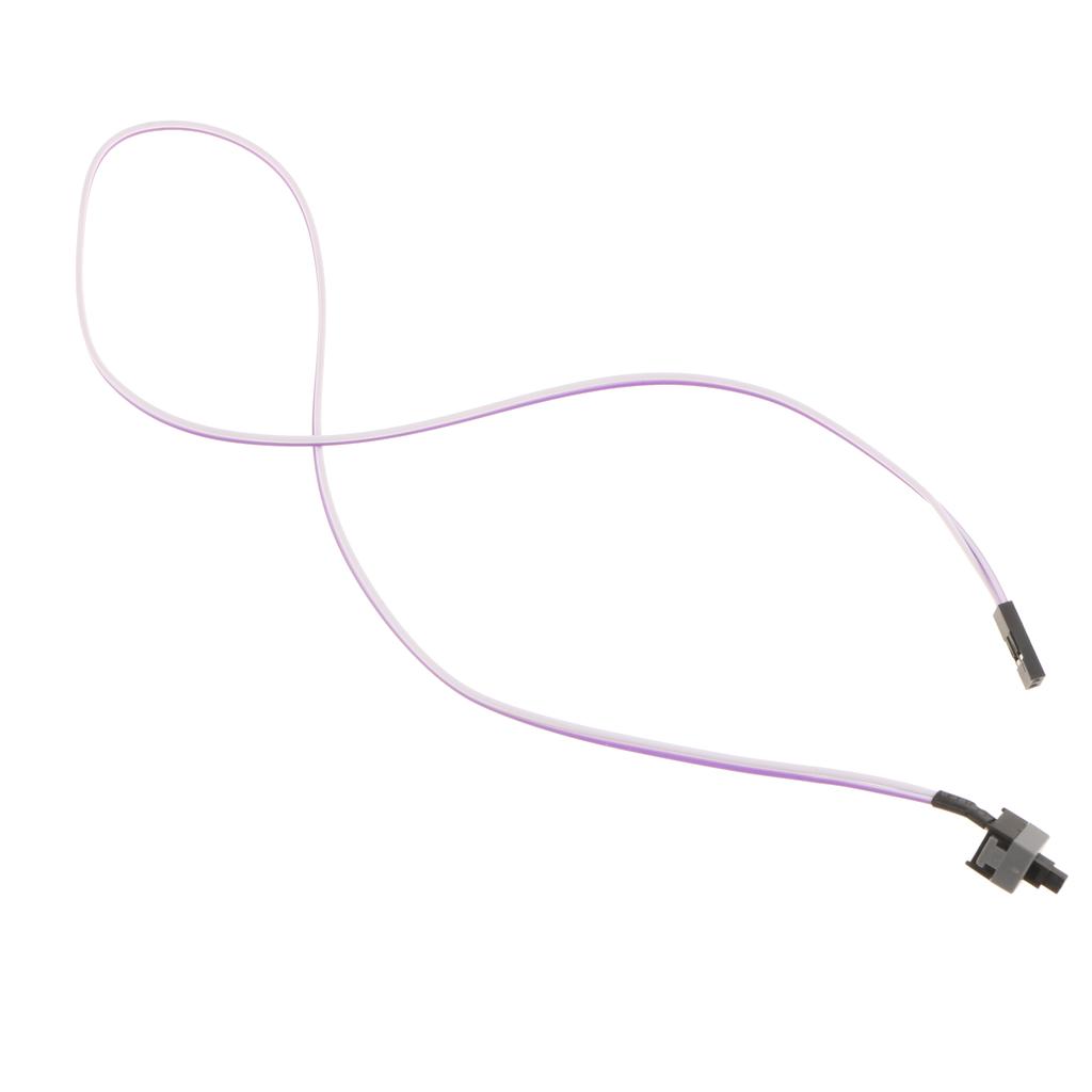 70cm/ 27'' PC Case Power Push Button Cable ATX Computer On/Off Switch Wire