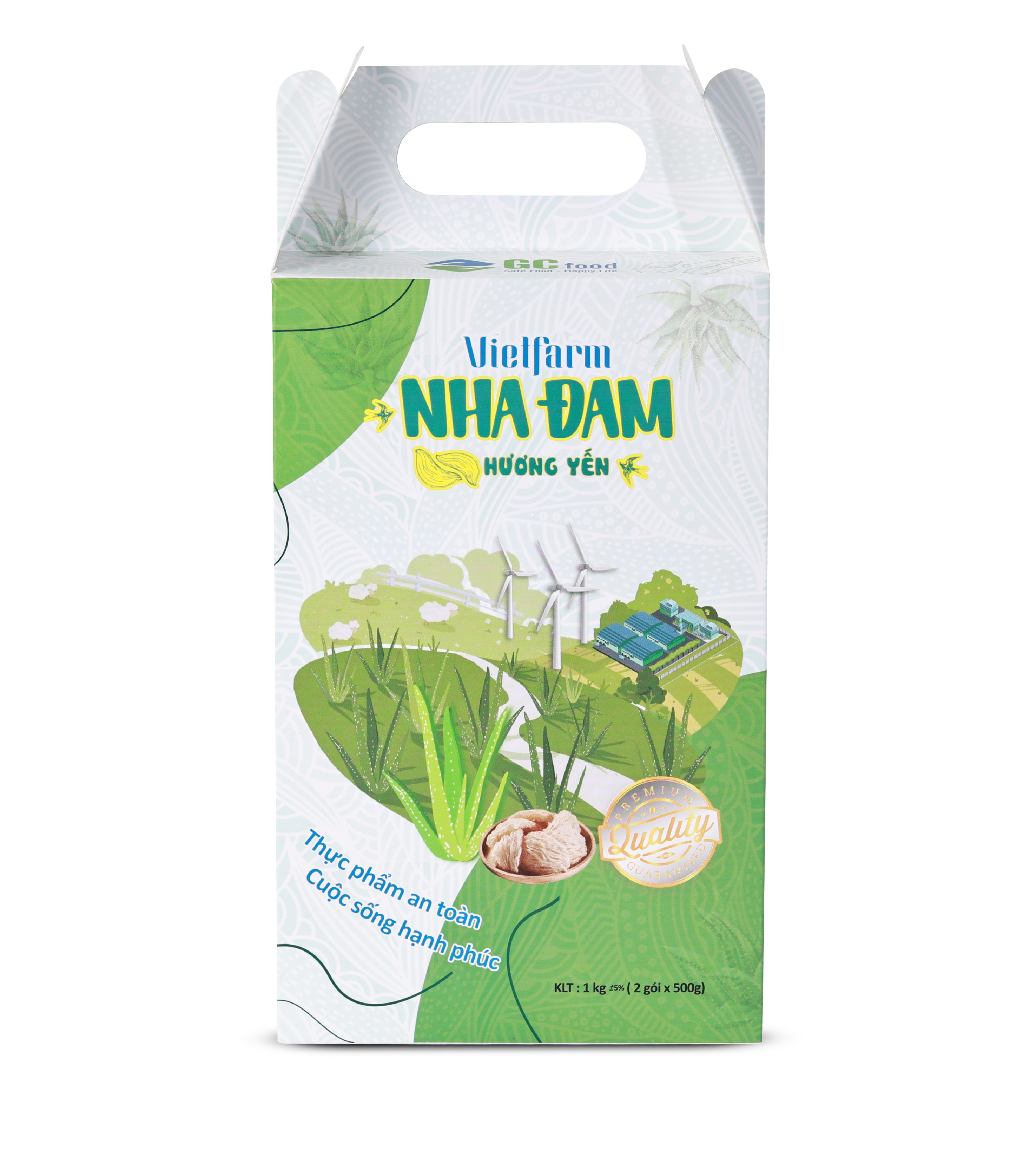 Nha đam hương yến Vietfarm hộp 1kg