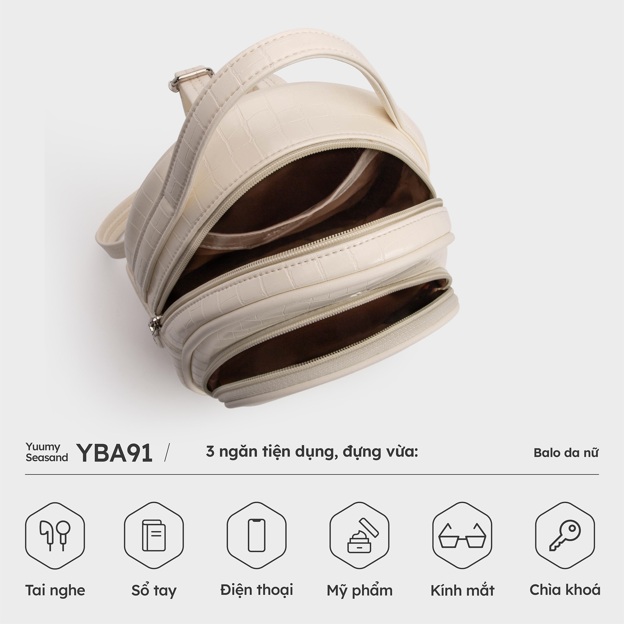 Balo nữ YUUMY ( Thời trang phong cách năng động Seasand YBA91 )