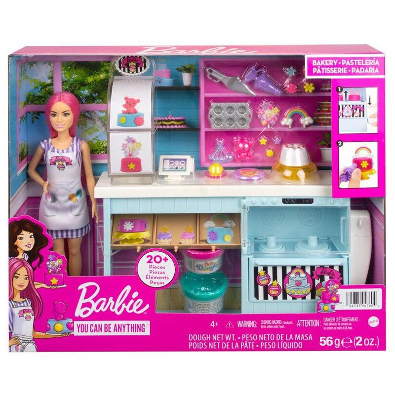 Đồ Chơi Tiệm Làm Bánh Ngọt Ngào Barbie Bakery - Barbie HGB73