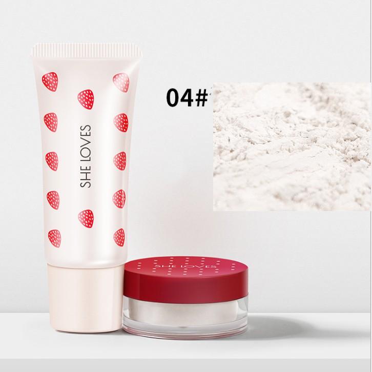 Combo phấn phủ & kem nền kiềm dầu Sheloves