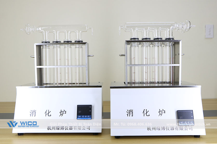 Máy Cất Đạm Tự Động Trung Quốc KDN-04 | Hàng Có Sẵn